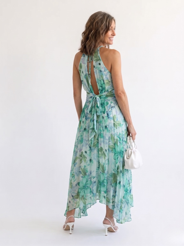 Althea | Long Sleeve Floral Maxi Dress