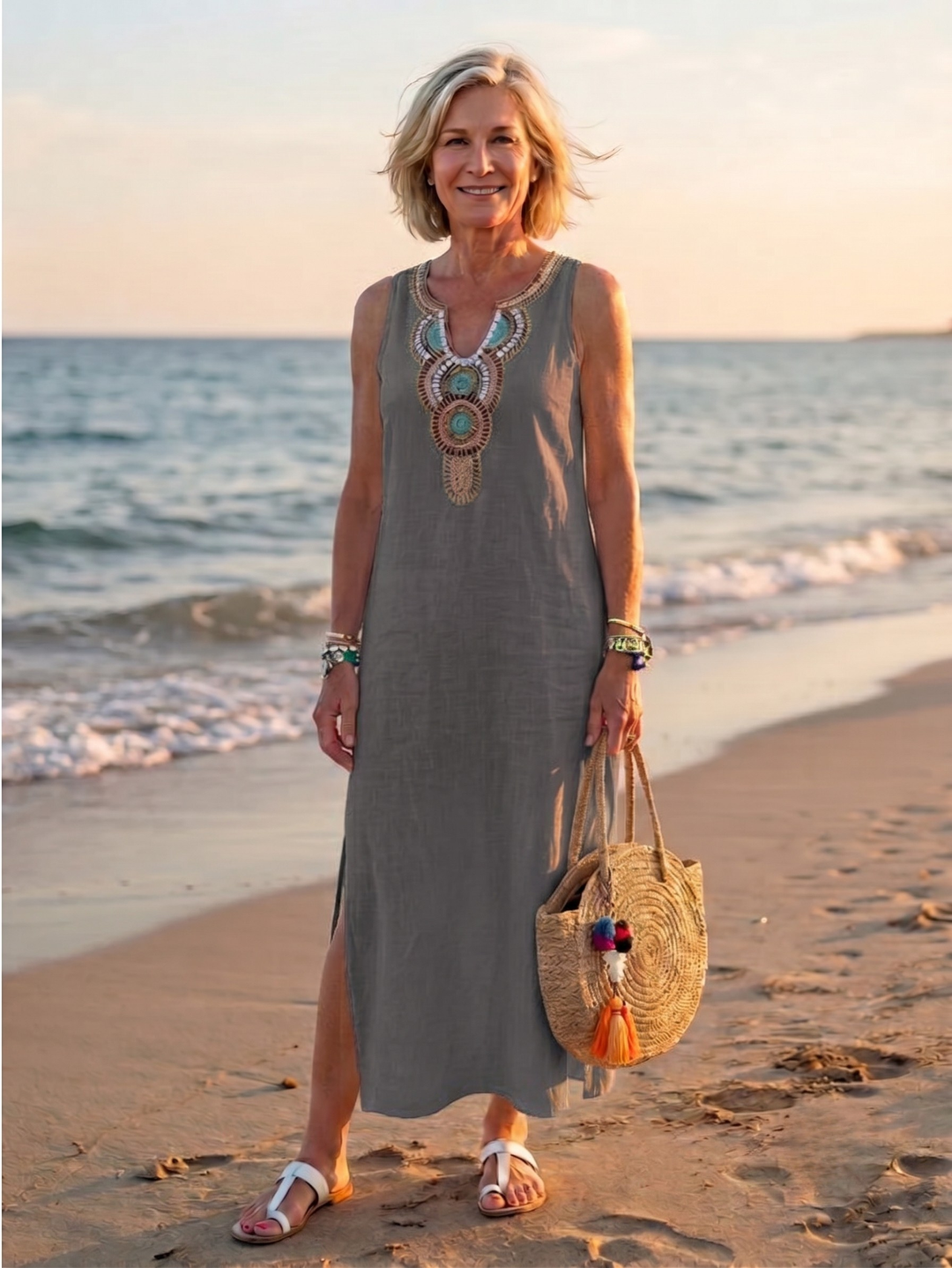 Arielle | Airy Flow Midi Dress