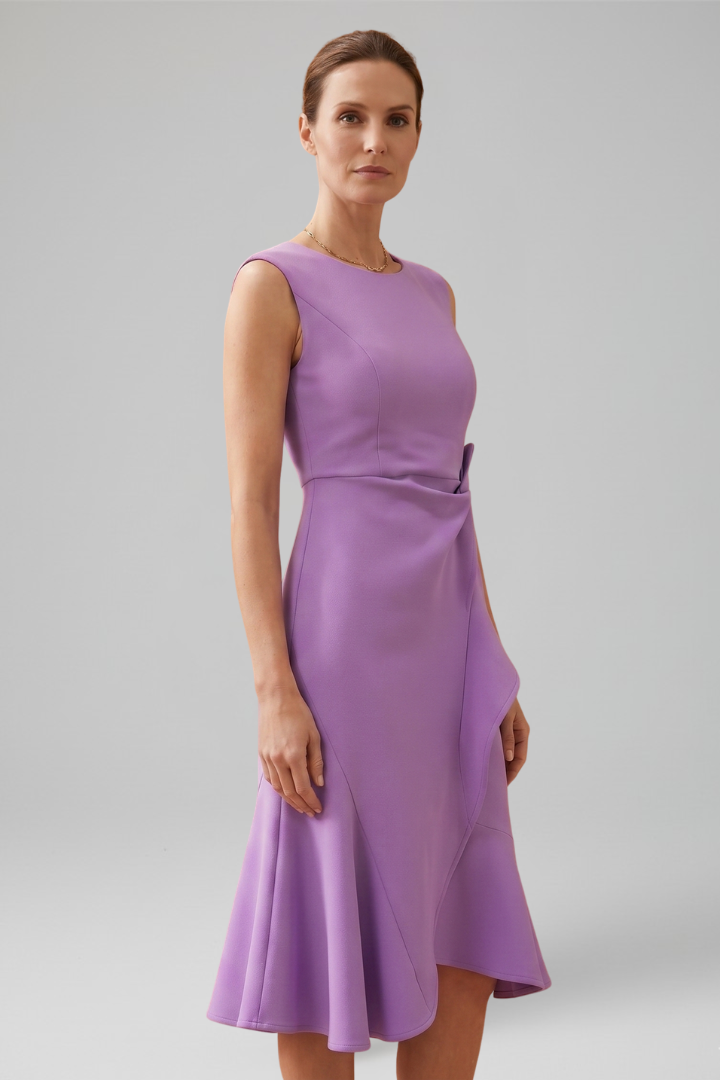 Cosima | Sleeveless Wrap Detail Midi Dress