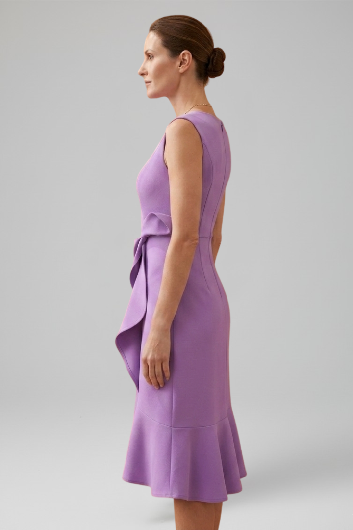 Cosima | Sleeveless Wrap Detail Midi Dress