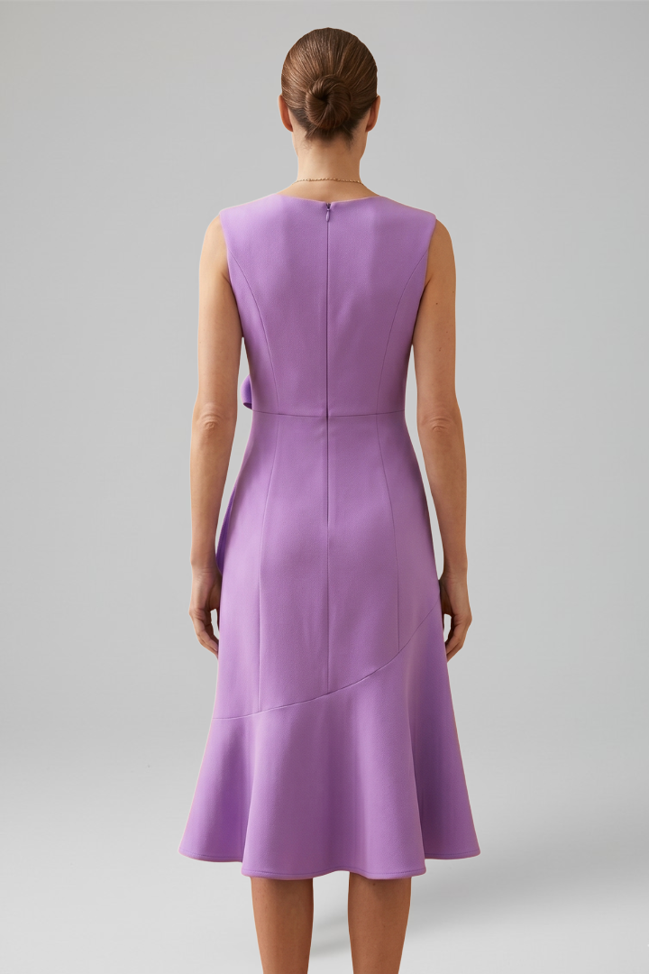 Cosima | Sleeveless Wrap Detail Midi Dress