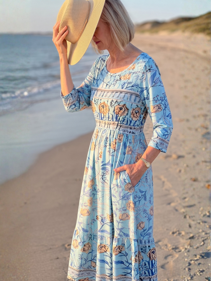 Halia | Meadow Gather Midi Dress
