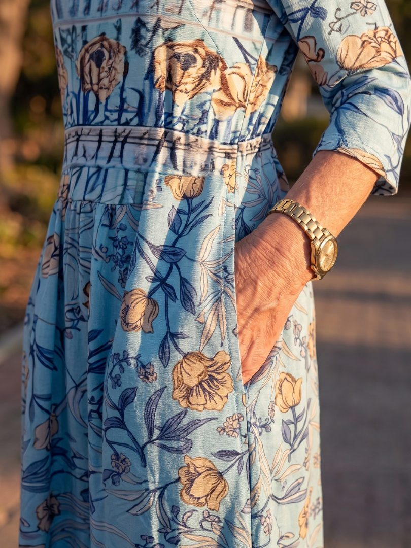 Halia | Meadow Gather Midi Dress